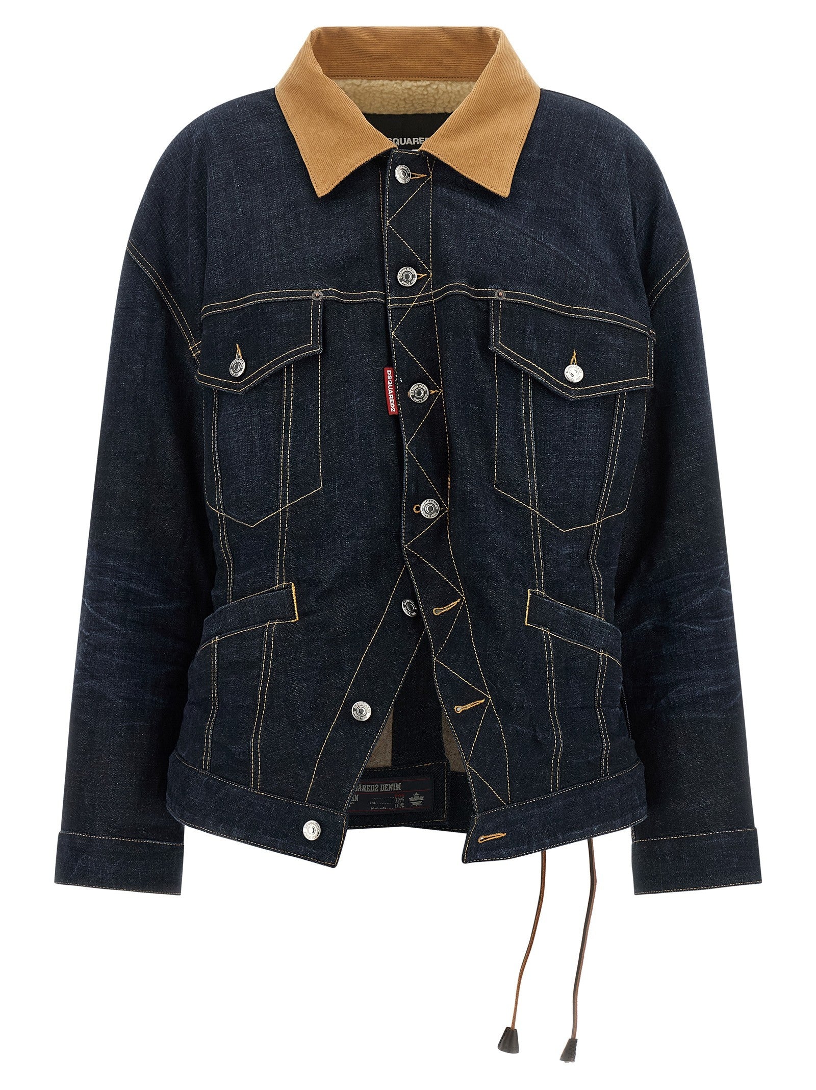 Dsquared2 Wrap over Jacket Blue
