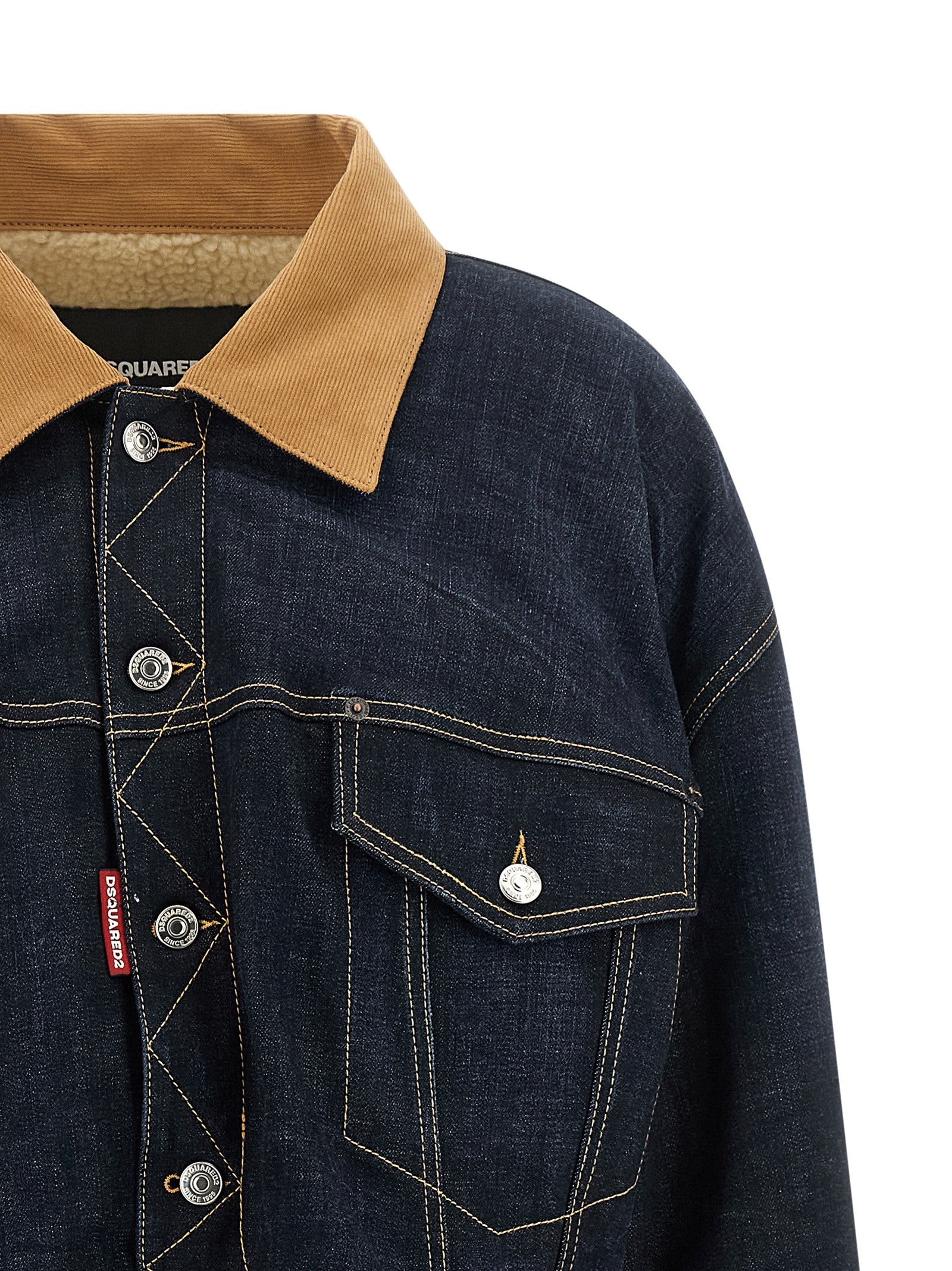 Dsquared2 Wrap over Jacket Blue