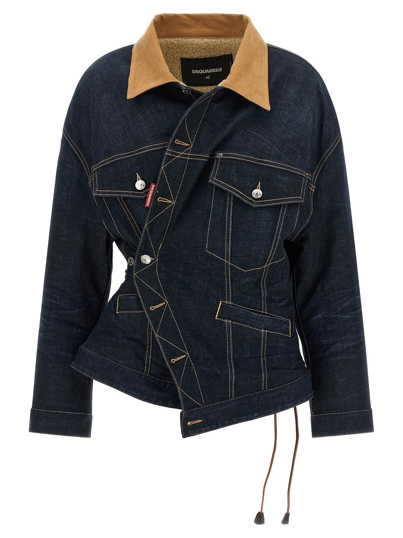 Dsquared2 Wrap over Jacket Blue