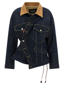 Dsquared2 Wrap over Jacket Blue