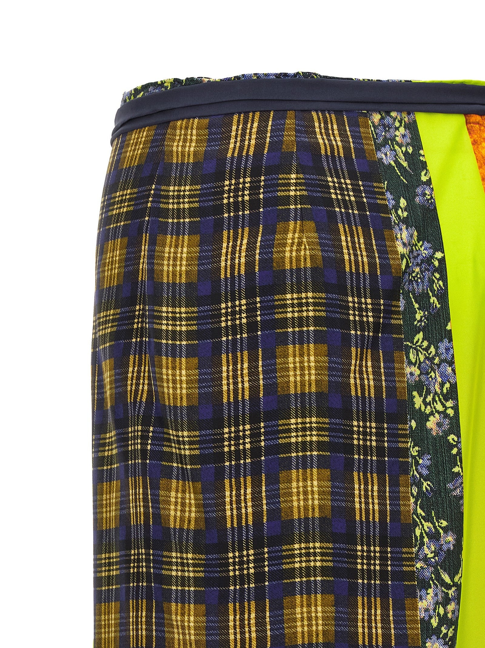 Dries Van Noten Wrap Sarong Skirt Gold