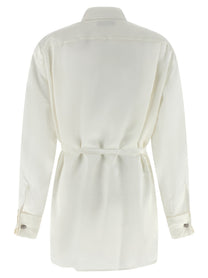 Balenciaga Wrap Shirt White