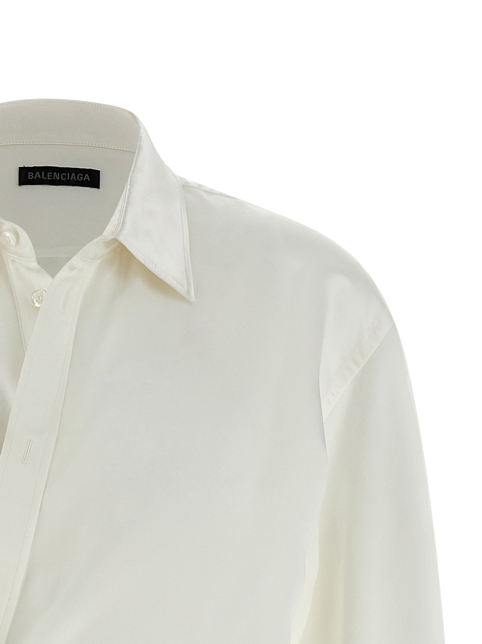 Balenciaga Wrap Shirt White
