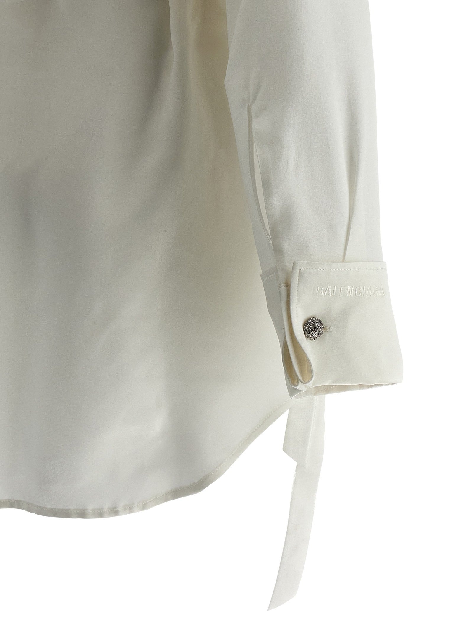 Balenciaga Wrap Shirt White