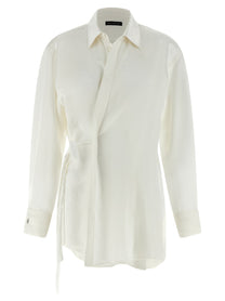 Balenciaga Wrap Shirt White