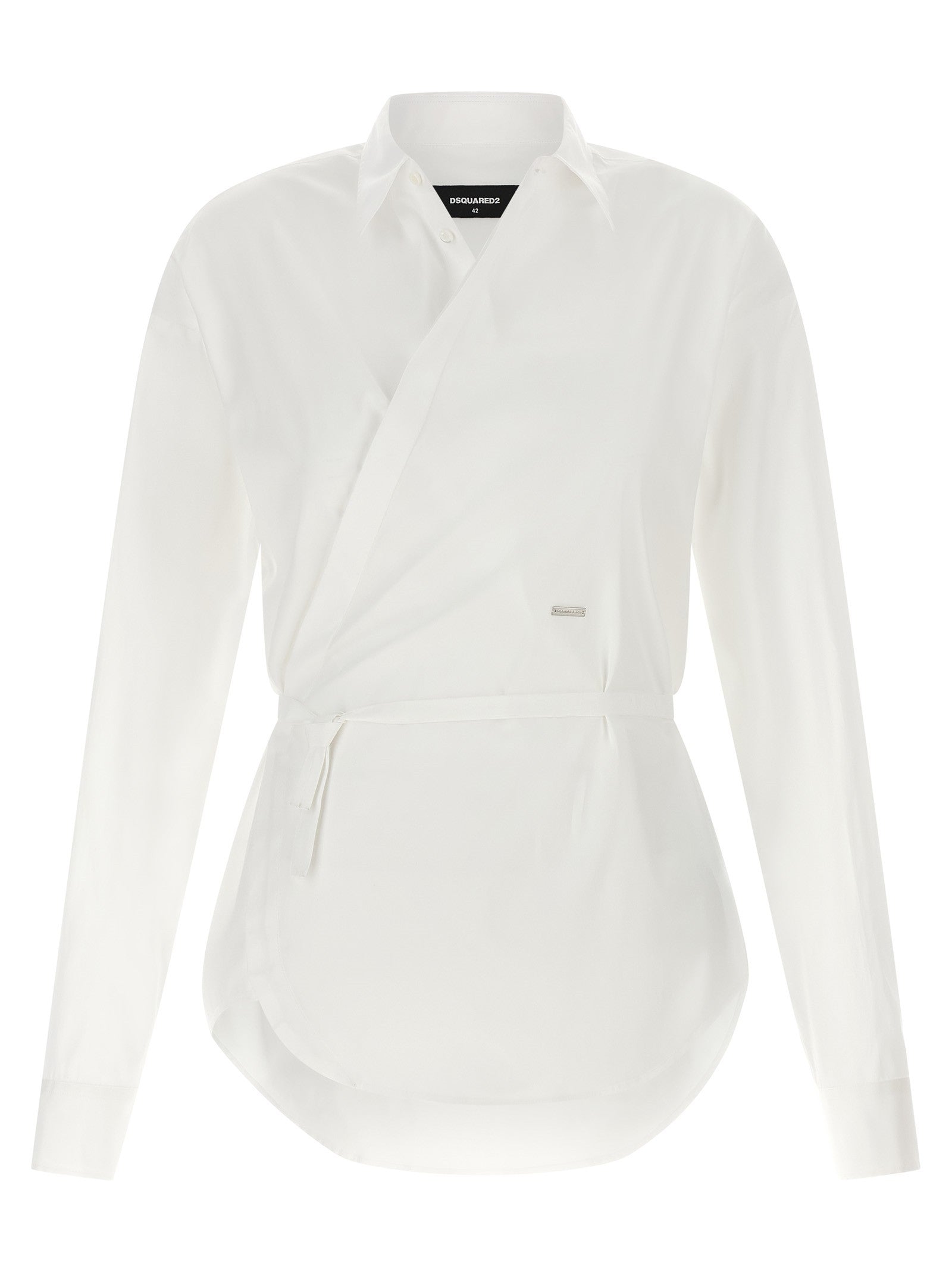 Dsquared2 Wrap Shirt White