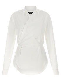 Dsquared2 Wrap Shirt White