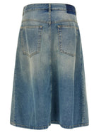 Maison Margiela Wrap Skirt Blue, view 2