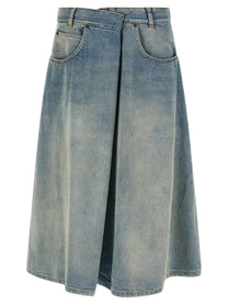 Maison Margiela Wrap Skirt Blue