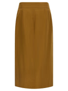 Alberto Biani Wrap Skirt Brown, view 2