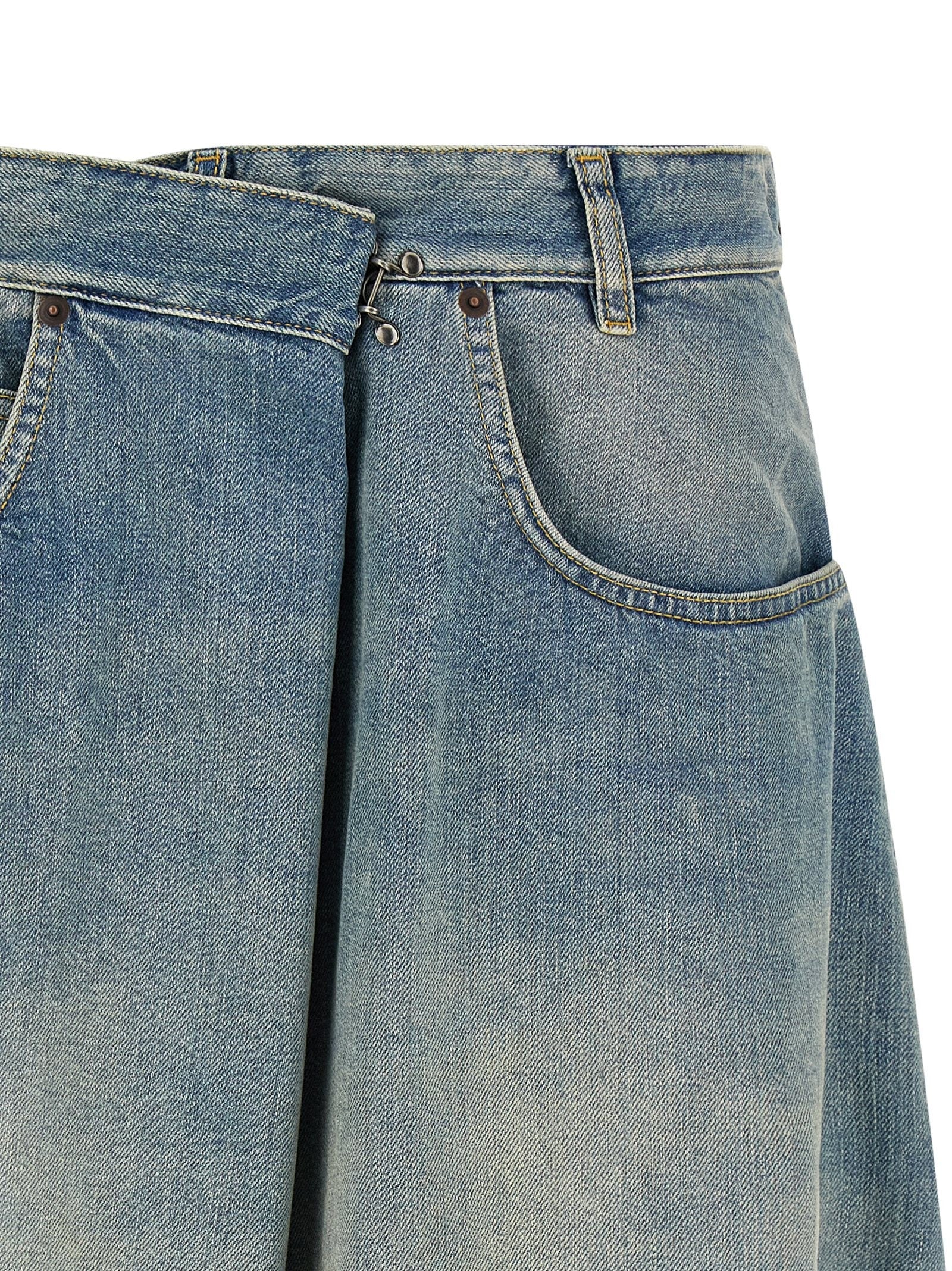 Maison Margiela Wrap Skirt Blue