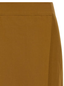 Alberto Biani Wrap Skirt Brown, view 3