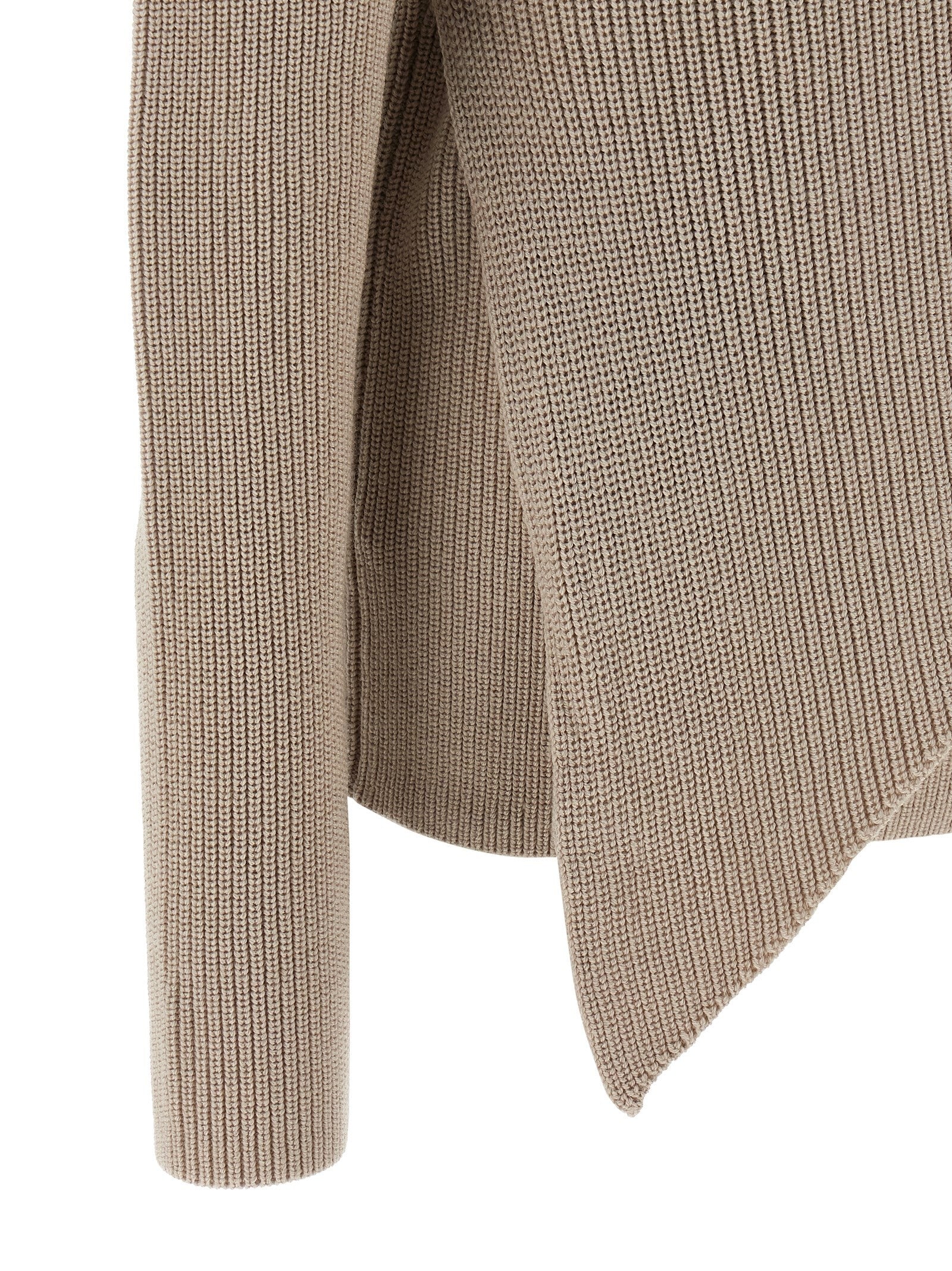 Entire Studios Wrap Sweater Beige