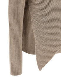 Entire Studios Wrap Sweater Beige