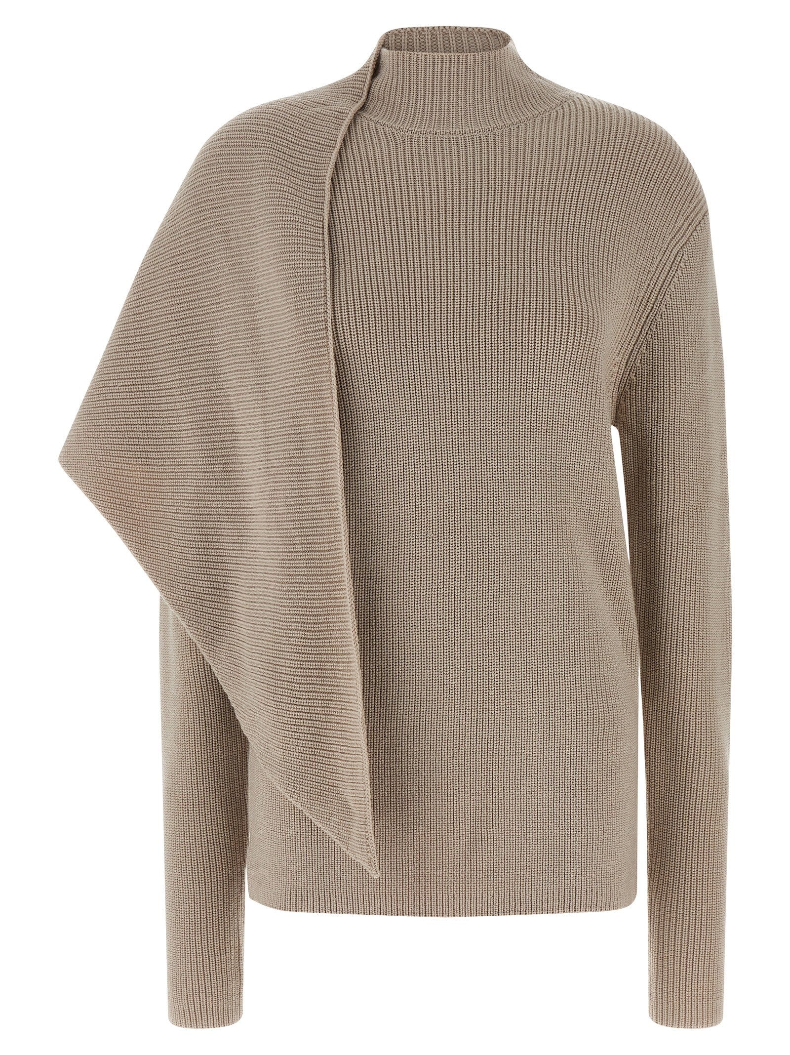 Entire Studios Wrap Sweater Beige