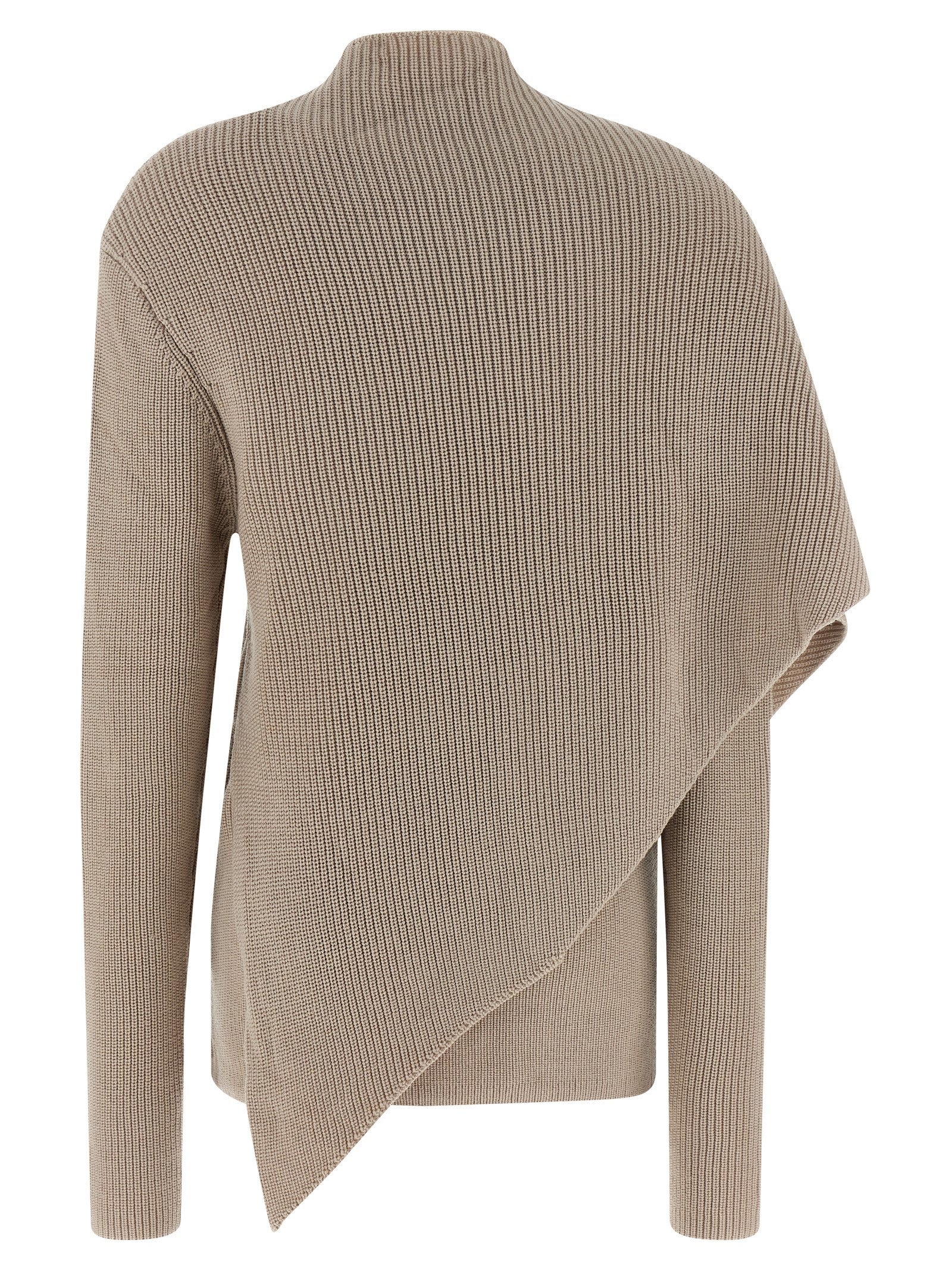 Entire Studios Wrap Sweater Beige