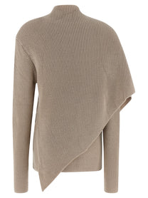 Entire Studios Wrap Sweater Beige