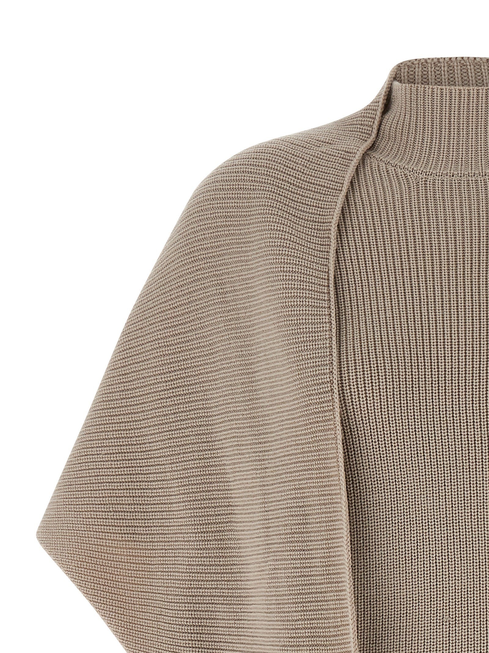 Entire Studios Wrap Sweater Beige