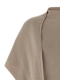 Entire Studios Wrap Sweater Beige