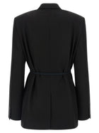 Balenciaga Wrap Tailored Blazer Black, view 2