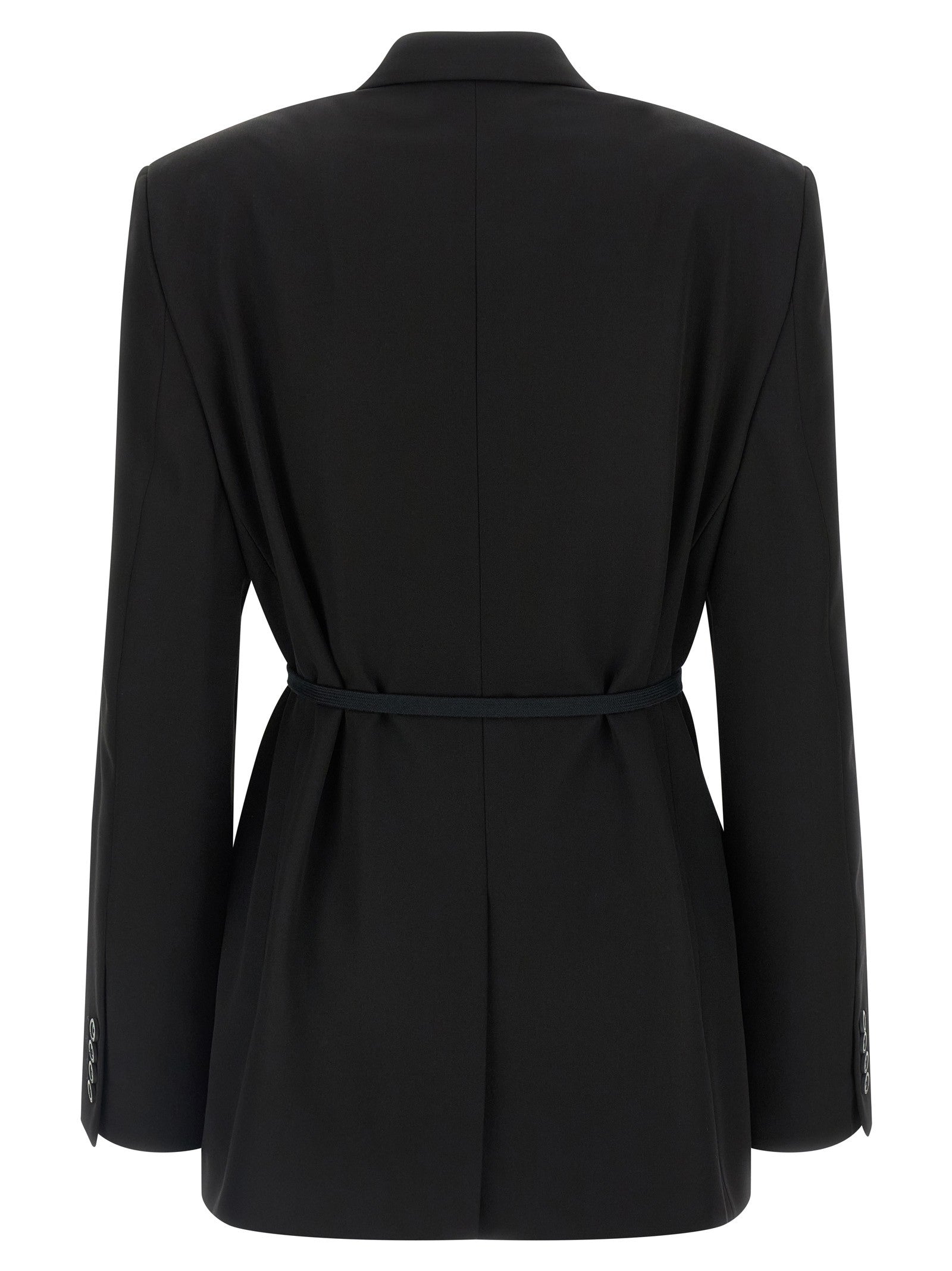 Balenciaga Wrap Tailored Blazer Black