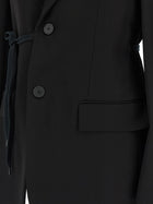 Balenciaga Wrap Tailored Blazer Black, view 5