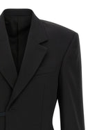 Balenciaga Wrap Tailored Blazer Black, view 3
