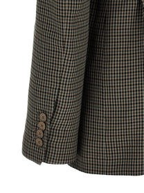 Balenciaga Wrap Tailored Blazer Brown