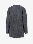Alysi Women's Wrinkled Blazer Liquirizia, view 2