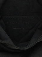 Stella McCartney Wristlet Suede Handbag Black, view 5