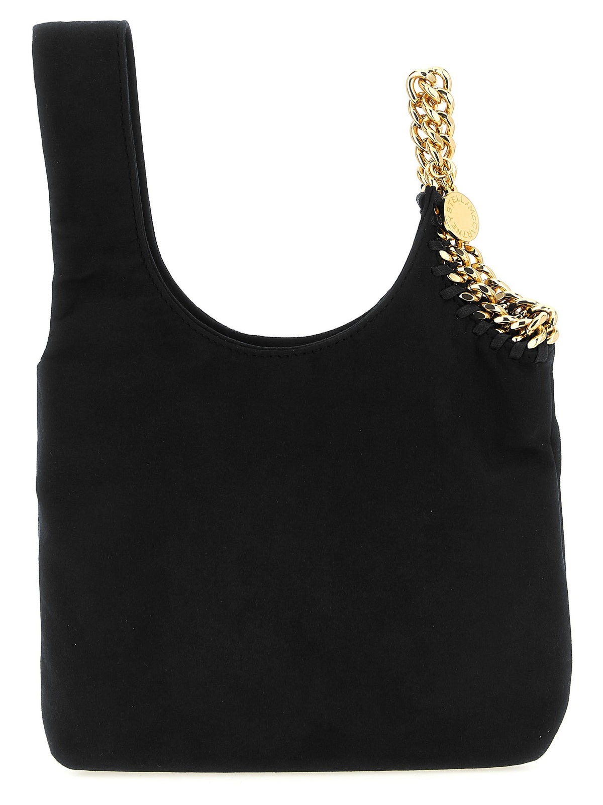 Stella McCartney Wristlet Suede Handbag Black, view 3