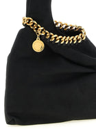 Stella McCartney Wristlet Suede Handbag Black, view 4