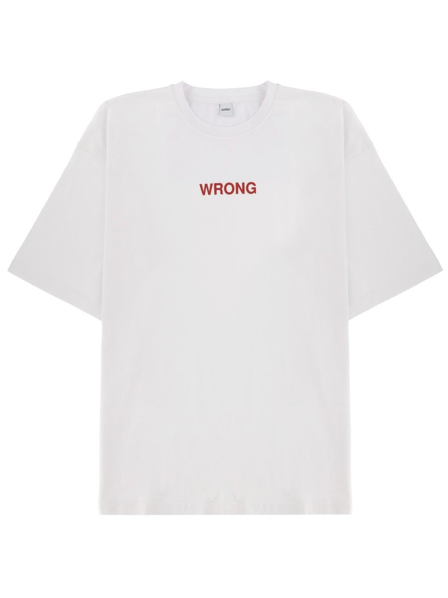 Aspesi Men's Wrong Shirt White Aspesi
