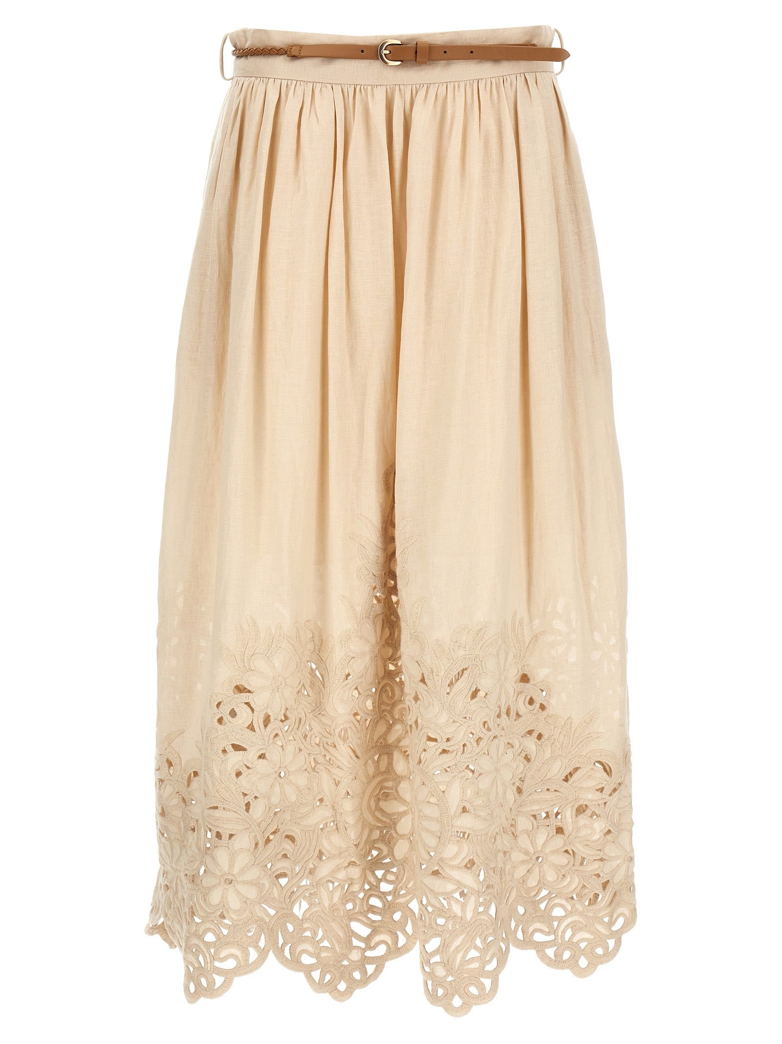Zimmermann Wylie Skirt Beige