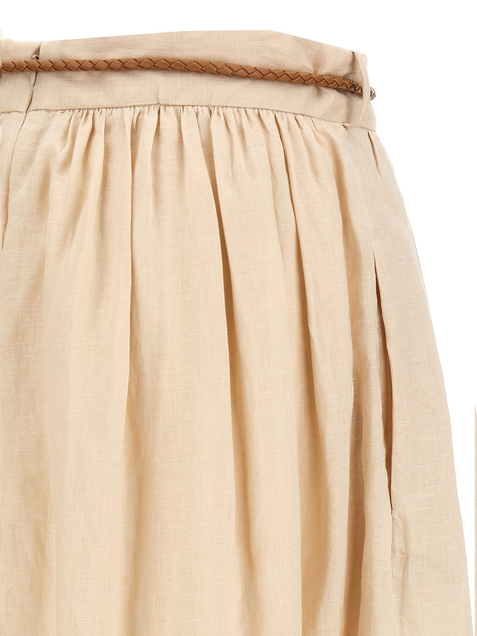 Zimmermann Wylie Skirt Beige