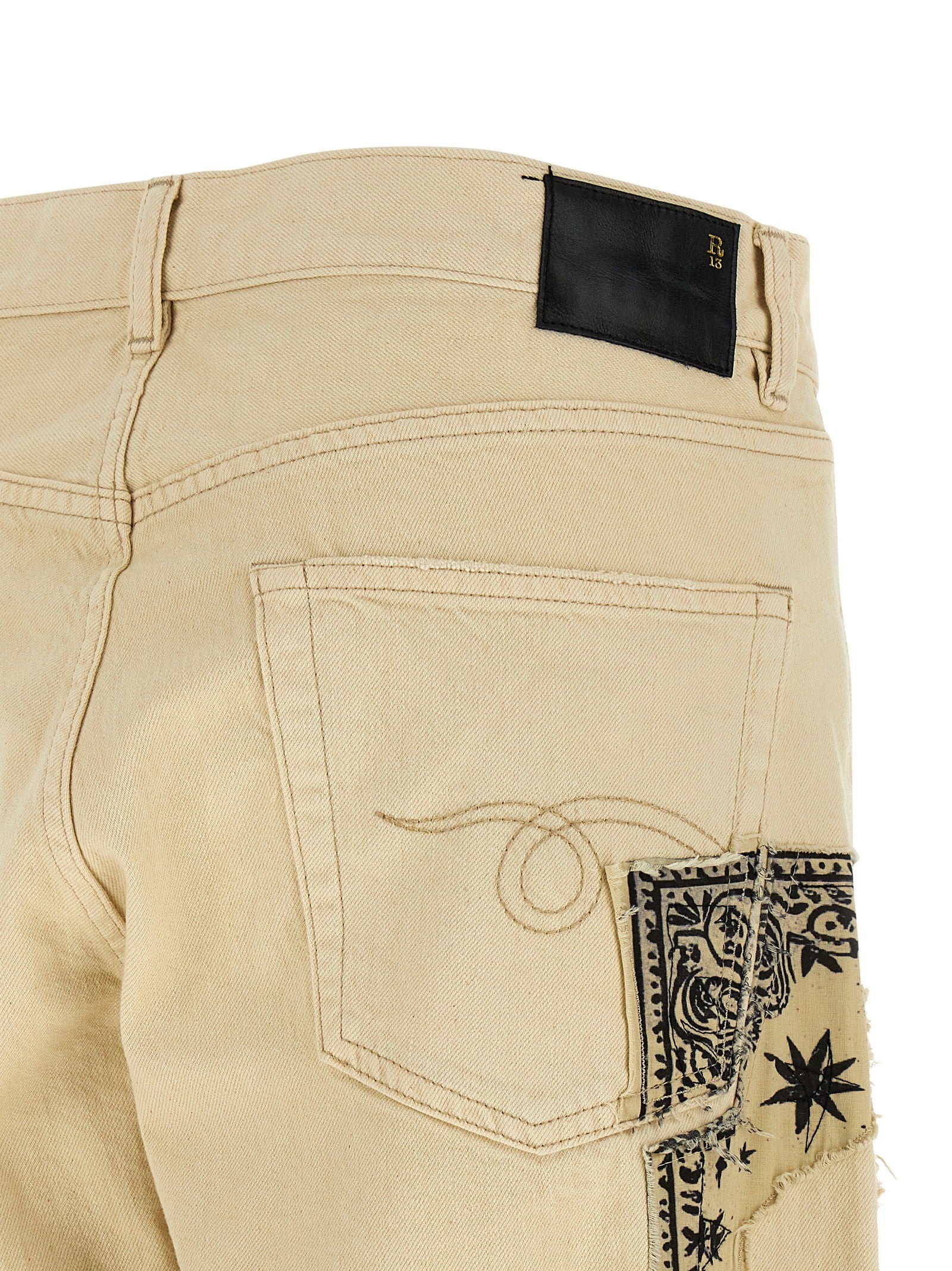 R13 BF Jeans Beige