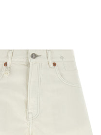 R13 BF Shorts White