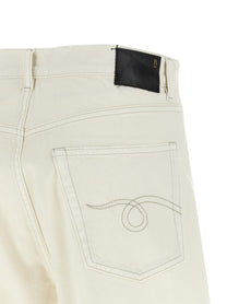 R13 BF Shorts White