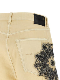 R13 BF Shorts Beige