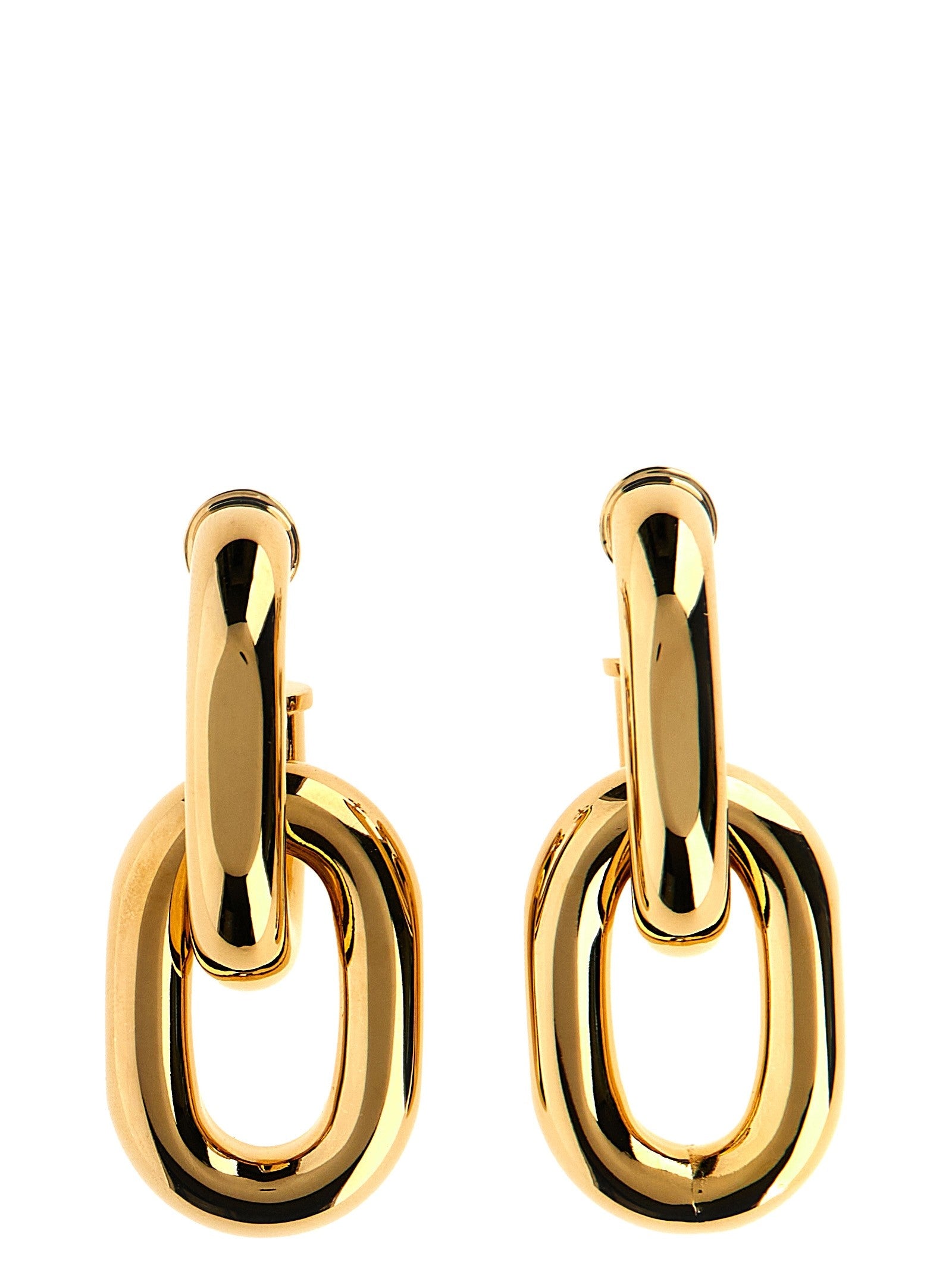 paco rabanne XL Link Earrings Gold