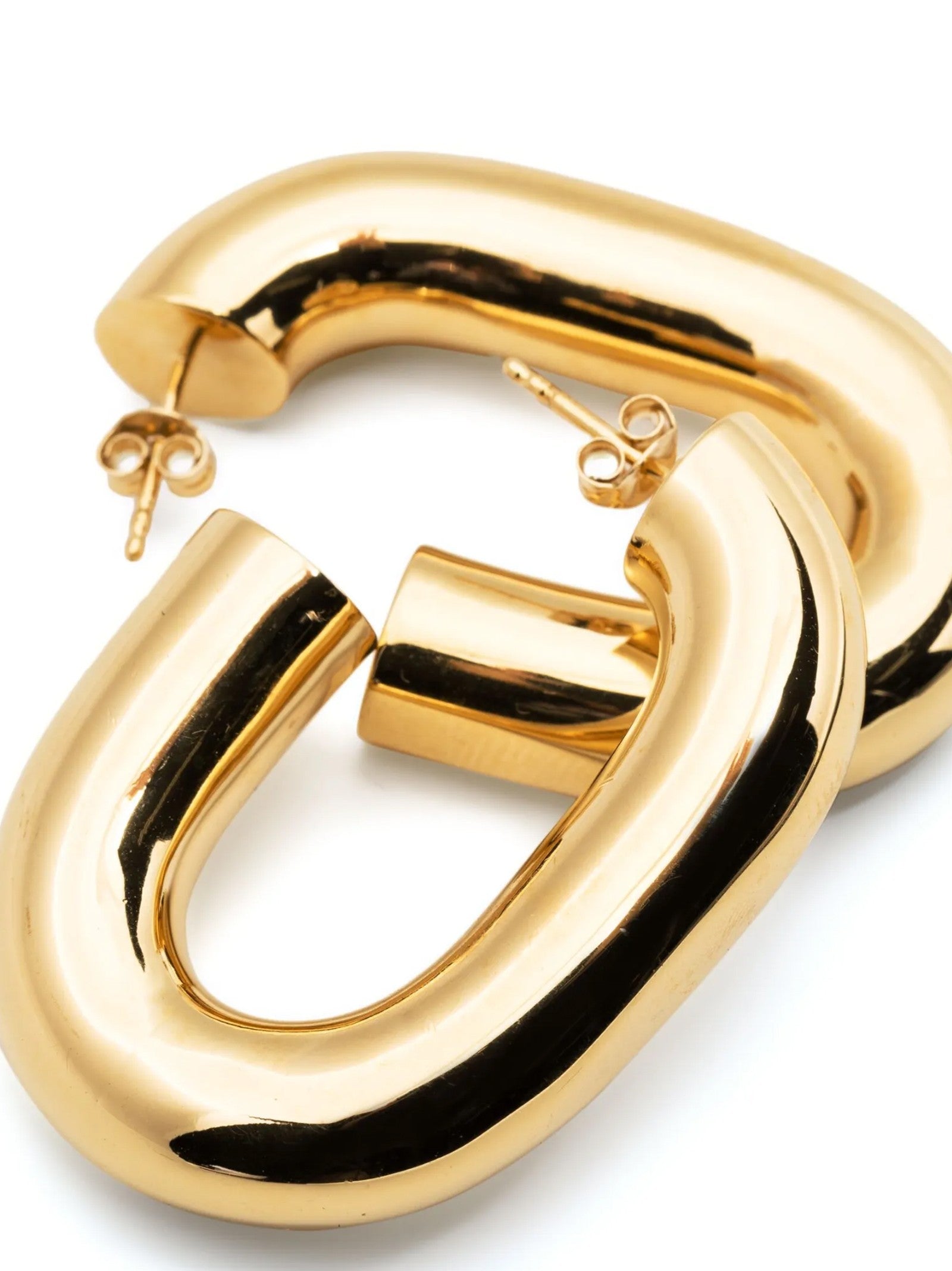 paco rabanne XL Link Earrings Gold