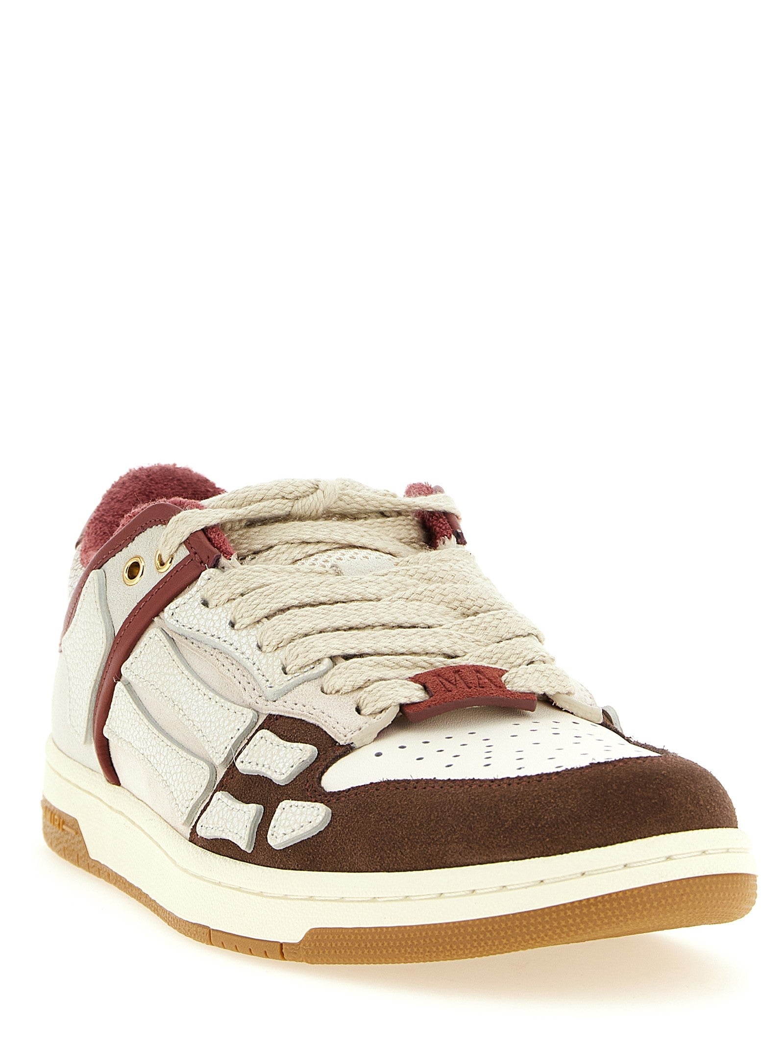 AMIRI XL Skel Top Low Sneakers Gold
