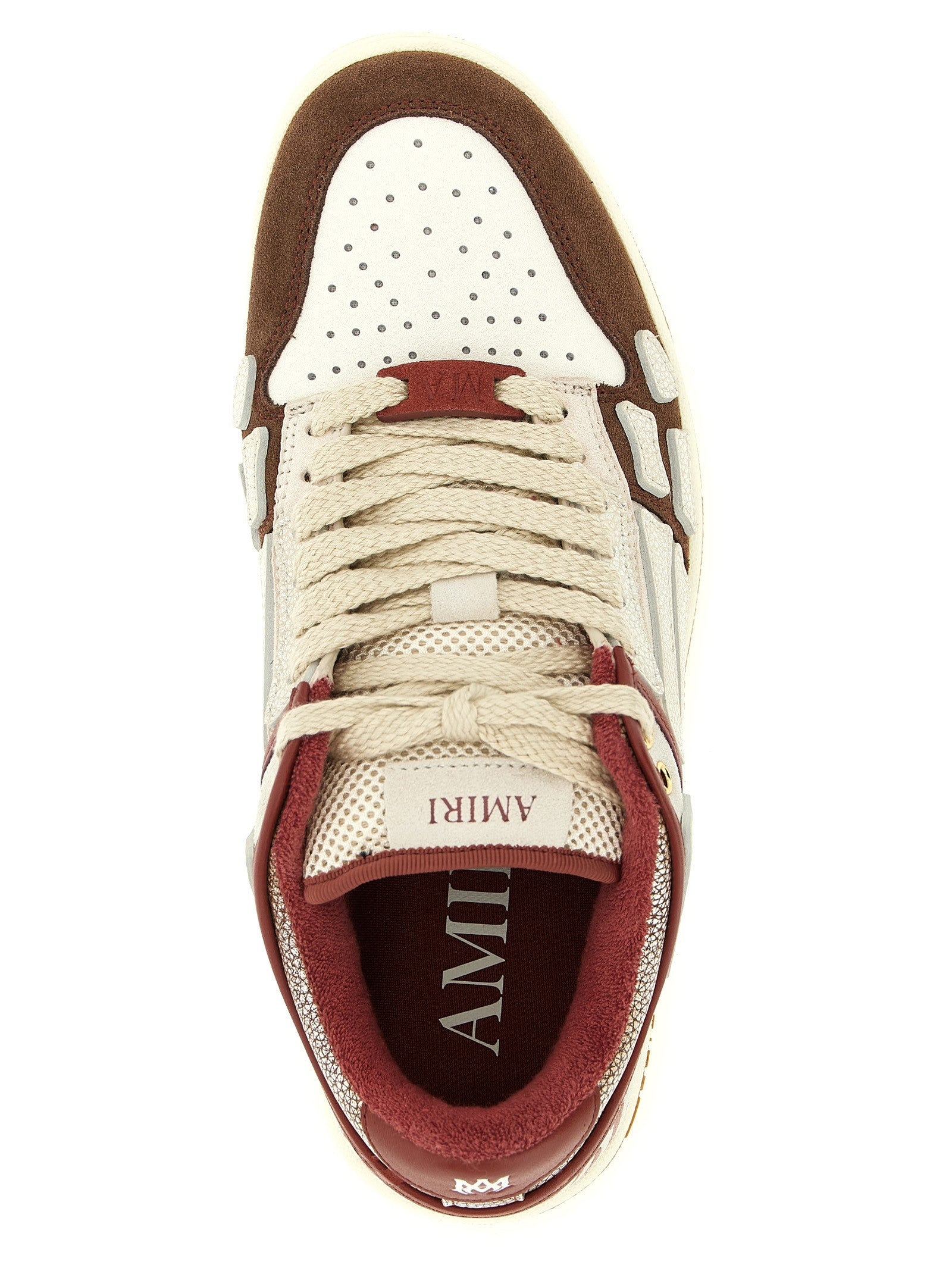 AMIRI XL Skel Top Low Sneakers Gold