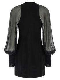 Balmain XL Zip Dress Black