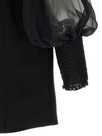 Balmain XL Zip Dress Black