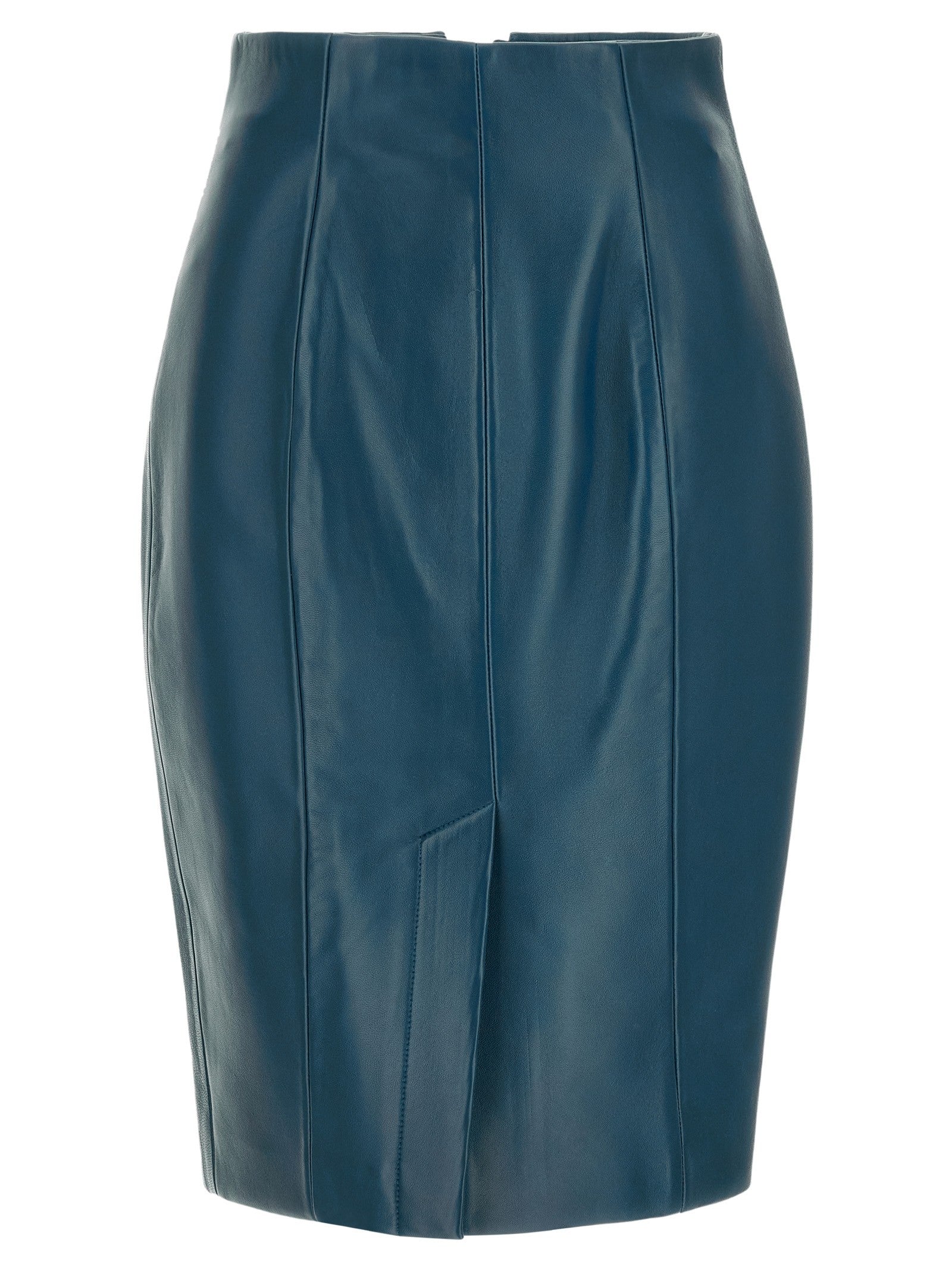 Balmain XL Zip Skirt Blue