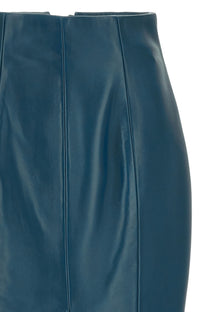 Balmain XL Zip Skirt Blue