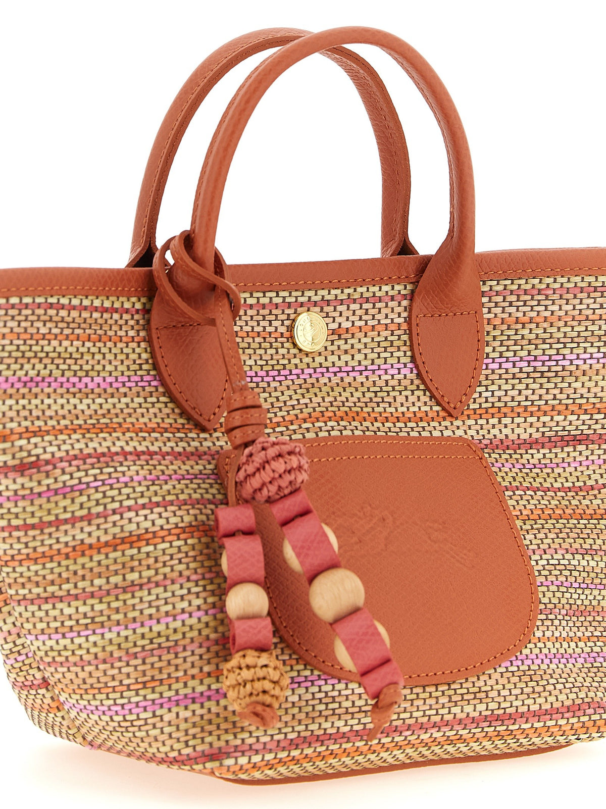 Longchamp XS Le Panier Pliage Shopping Bag Orange, view 3