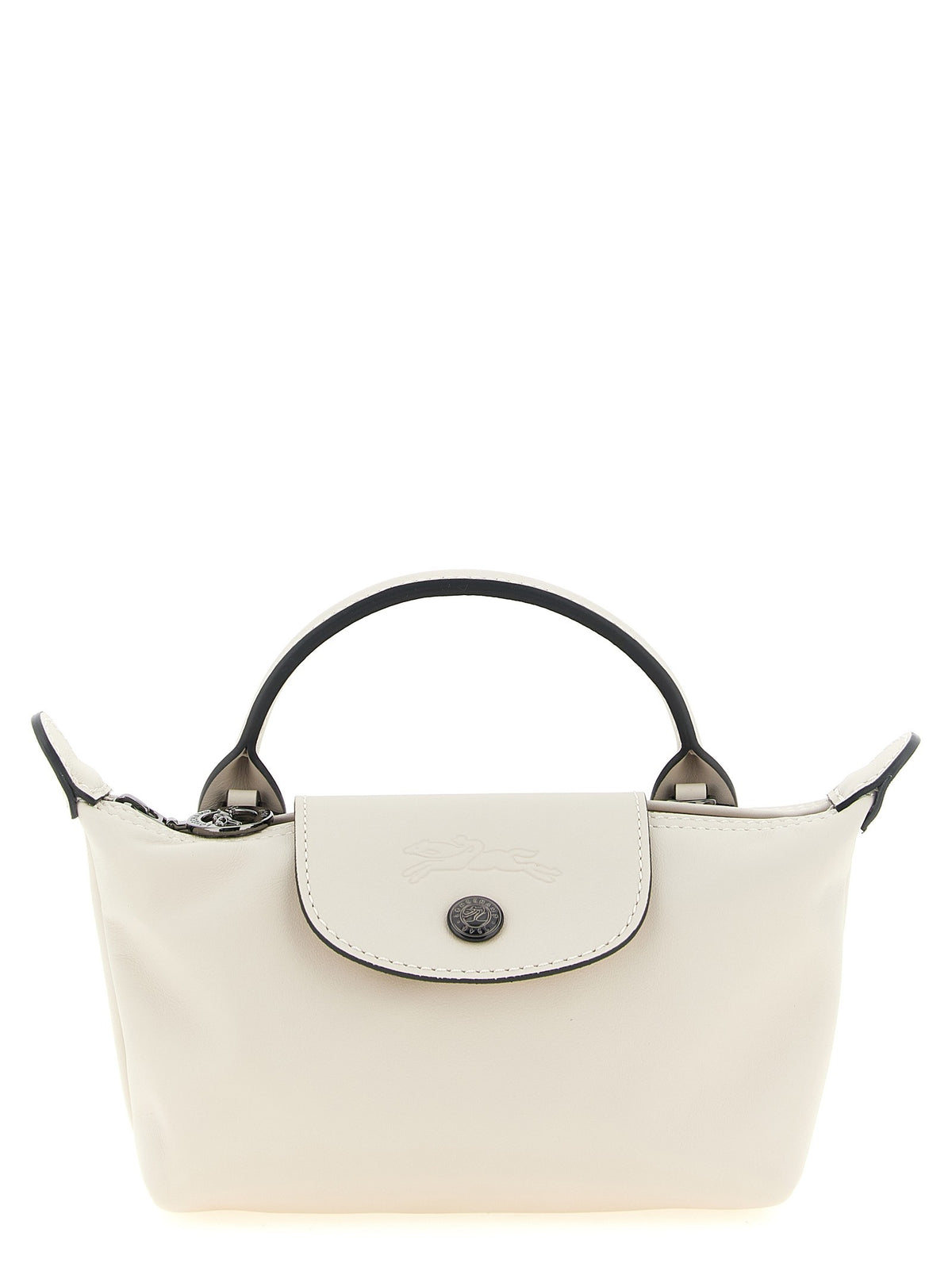 Longchamp XS Le Pliage Xtra Clutch White