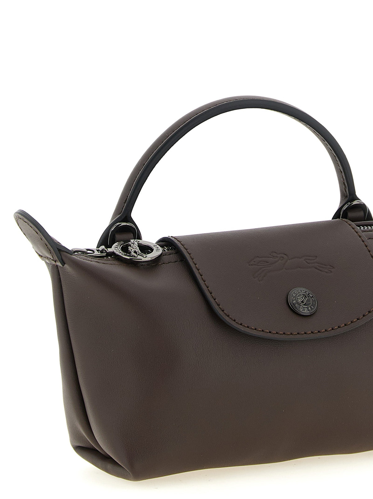 Longchamp XS Le Pliage Xtra Clutch Brown